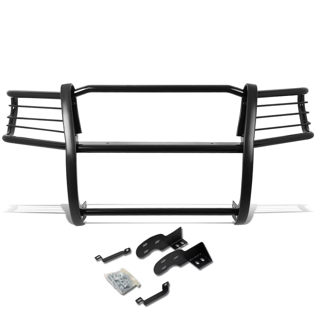 Front Bumper Protector Brush Grille Guard (Black) J180126