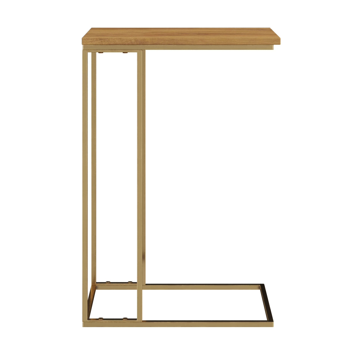 C-Shaped Mango Wood End Table C61626