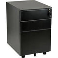 3 Drawer Black File Cabinet C665564