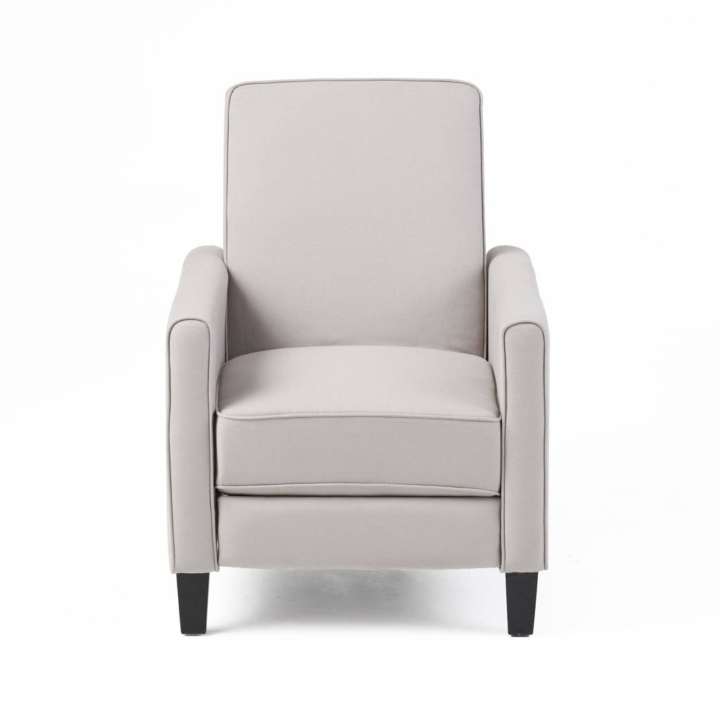 Set of 2 Fabric Recliner Moss Gray Z33845