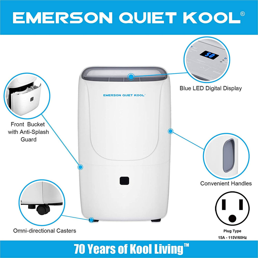50 Pint Portable Home Dehumidifier L680