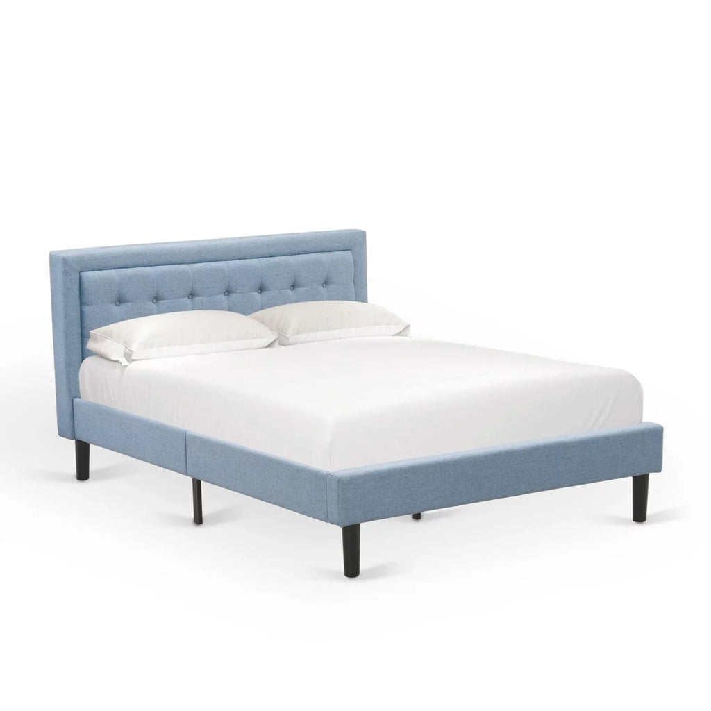 Denim Blue 3-piece Queen Wood Bedroom Set H643257