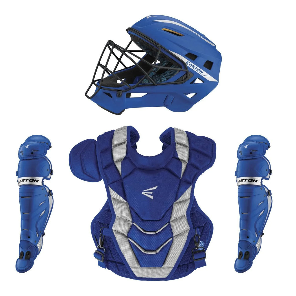 Adult Pro x Catcher's Set Royal/Silver N7292