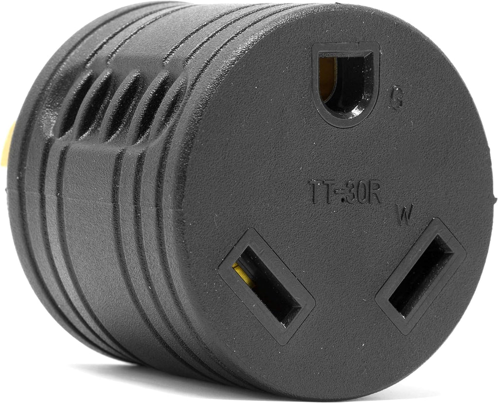 Black 30-Amp Generator to RV Adapter E232999
