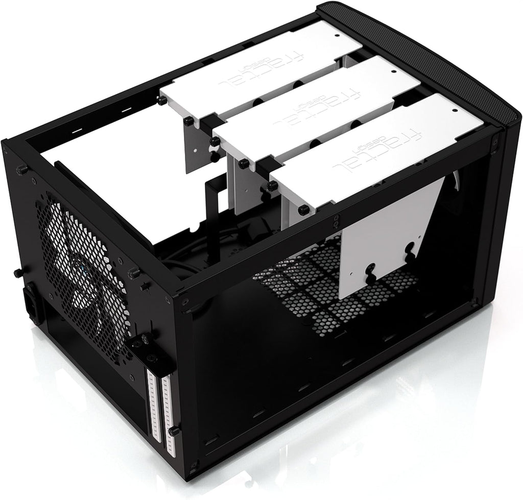 Black Mini ITX Computer Case with 120mm Fans S116632