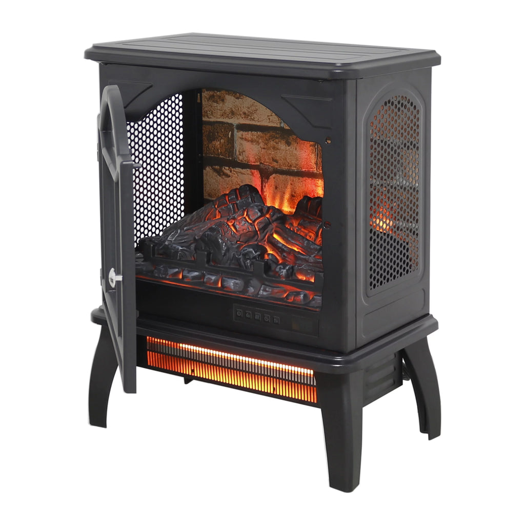 18 Inch 3D Infrared Electric Stove with Remote Control H373