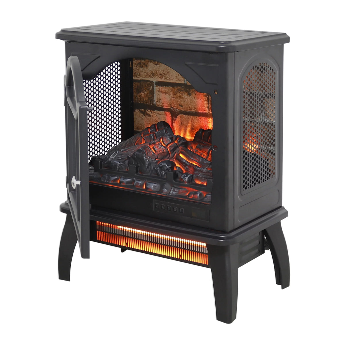 18 Inch 3D Infrared Electric Stove with Remote Control H373