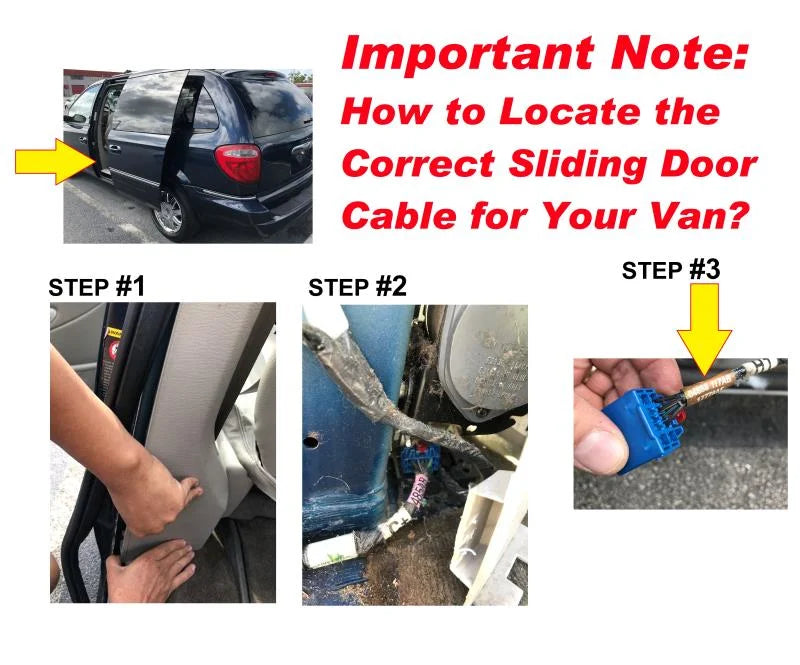 Left Manual Sliding Door Track Wire Harness D586