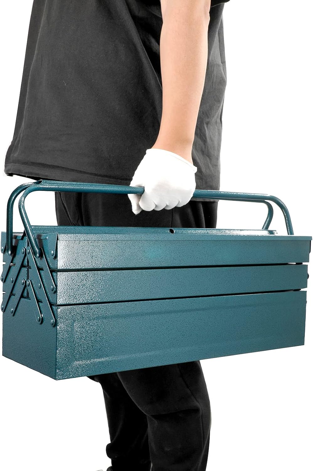 17 Inch Metal Cantilever Tool Box Q7662