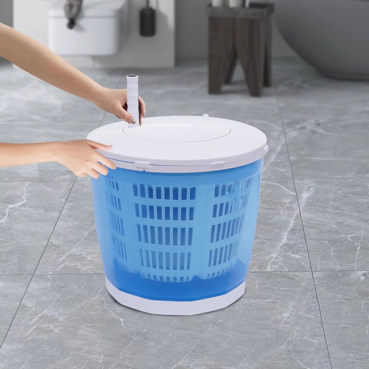 Portable Mini Compact Hand-operated Spin Dryer O268