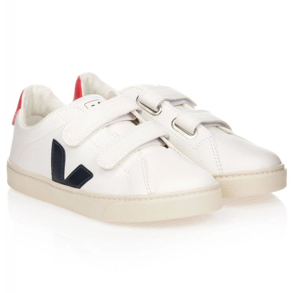White Leather Trainers G50568
