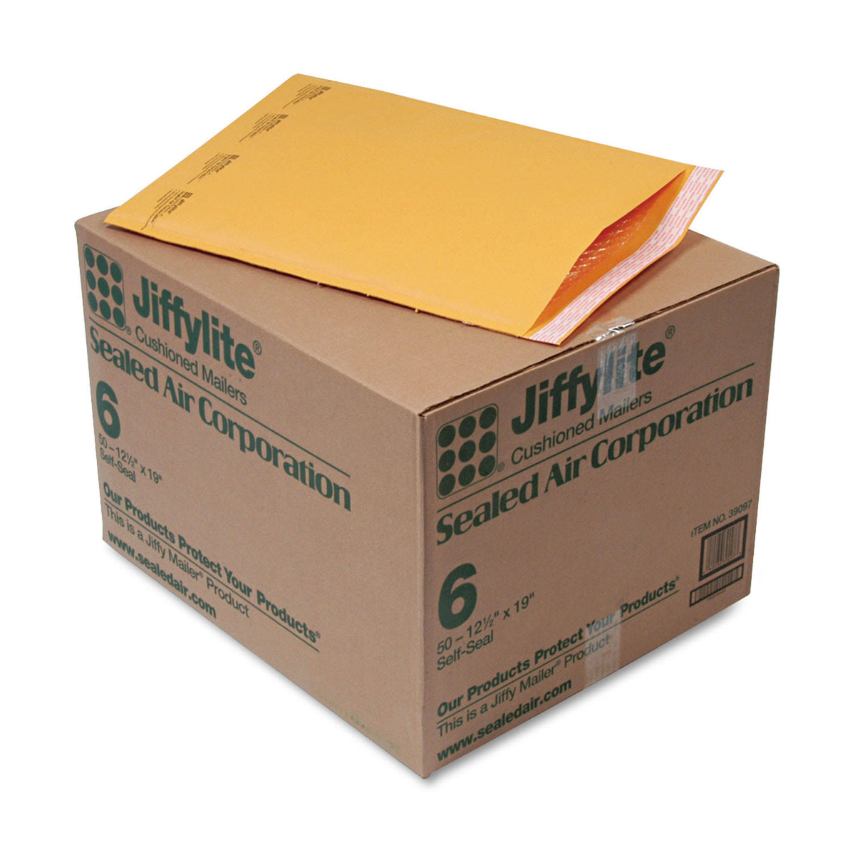 Golden Brown Self Seal Mailer, 50/Carton R93826