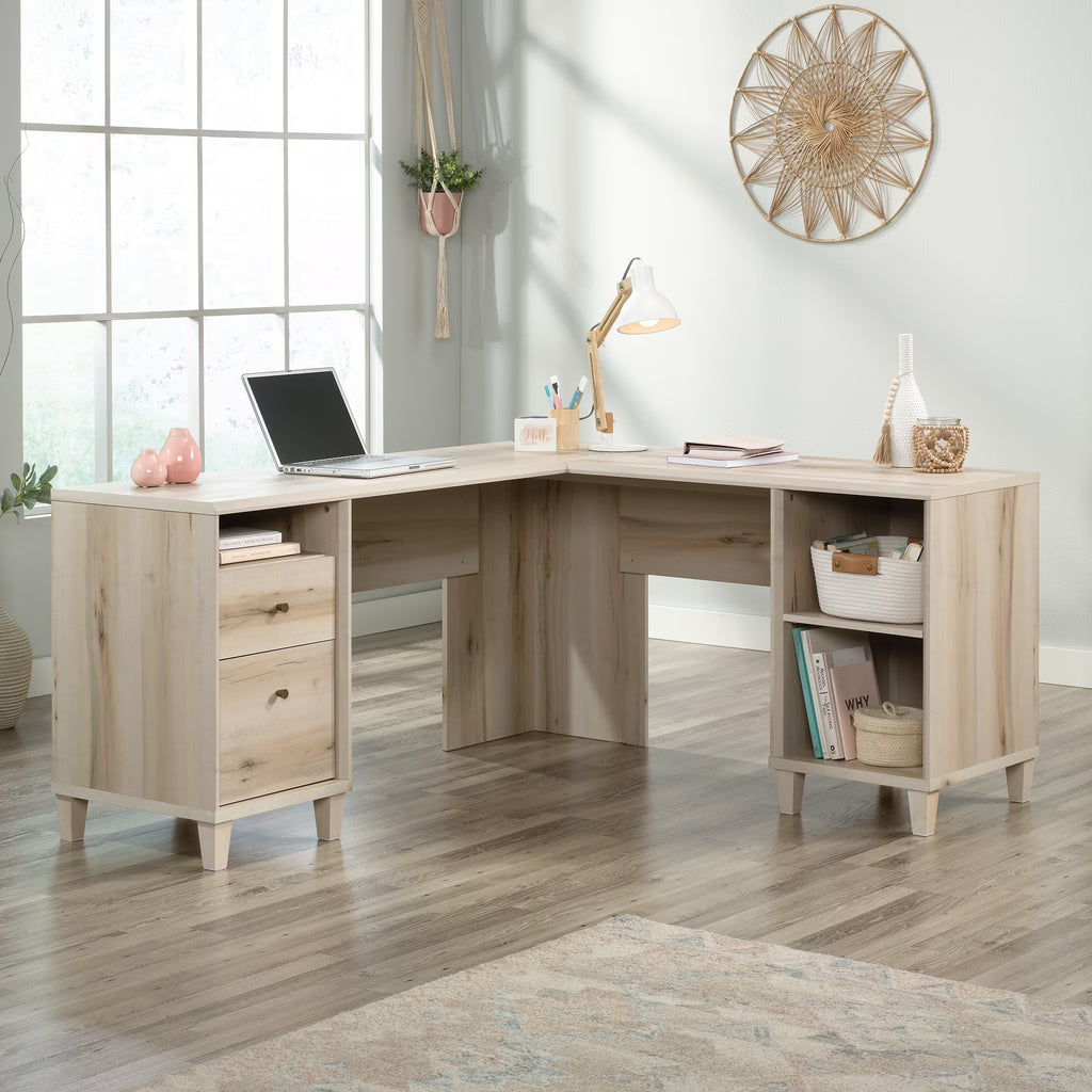 Pacific Maple Finish L-Desk B14087