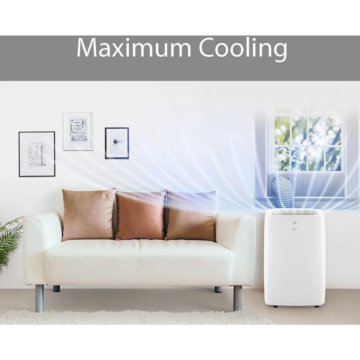 6,000 BTU Portable Air Conditioner with Remote L184