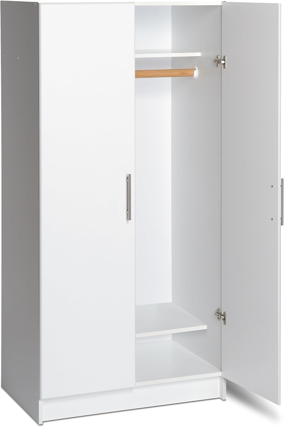 White Armoire Wardrobe with Hanging Rail M3273