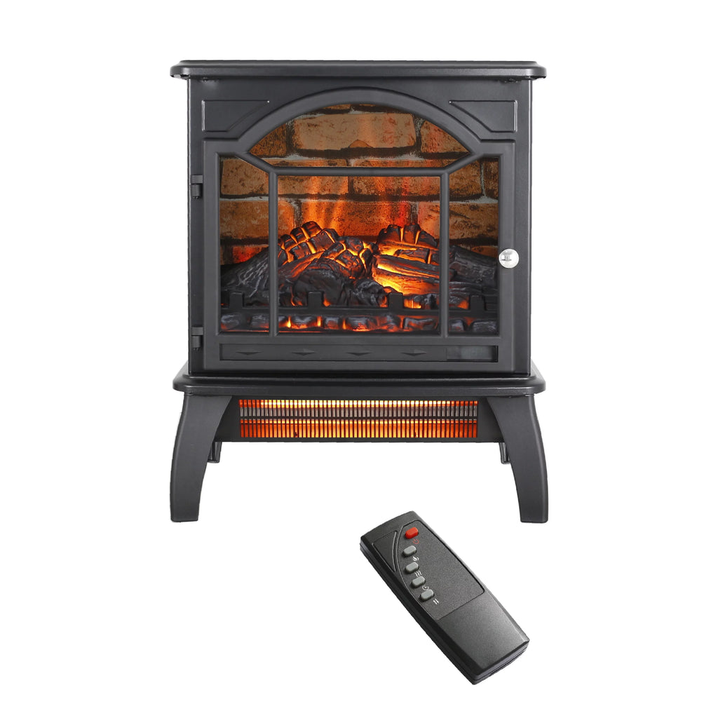 18 Inch 3D Infrared Electric Stove with Remote Control H373