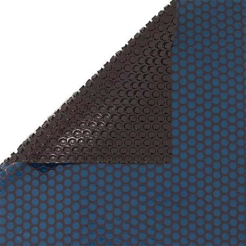 24' Blue/Black Round Solar Pool Cover 12 Mil J393711