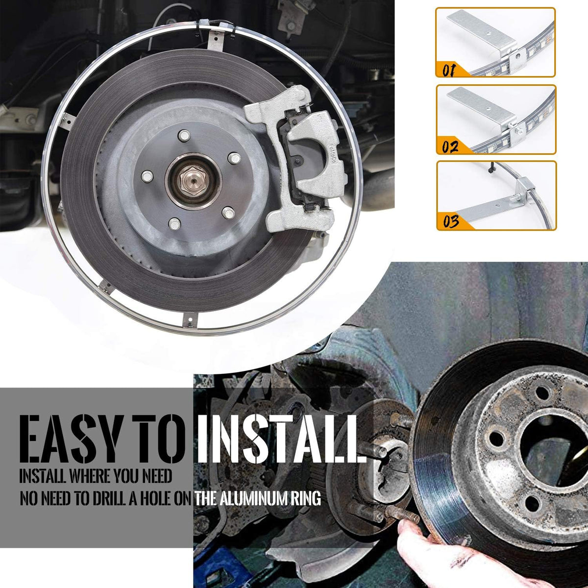 17inch Single Row Wheel Ring Light Kit -4PCS U323