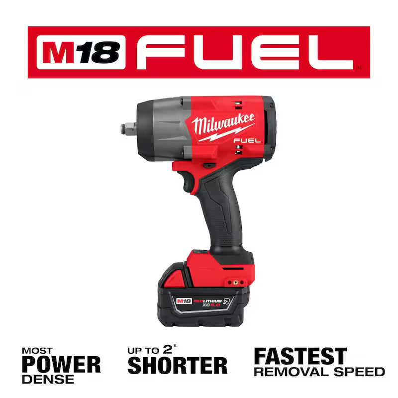 18V Lithium-Ion Brushless Cordless 1/2 in. Impact Wrench with Friction Ring Kit C544