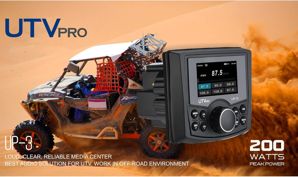 UTV Stereo AM/FM with Bluetooth Streaming X10624