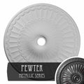 Hand-Painted Pewter Ceiling Medallion V543