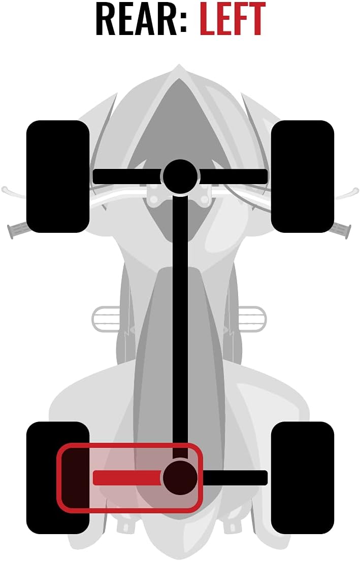 Rear Left Axles Pack of 2 U76160