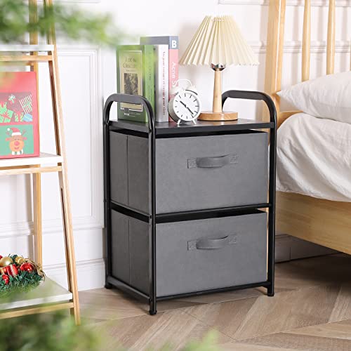 Black 3 Drawer Fabric Dresser G78527