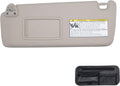 Beige Sun Visor Compatible Toyota Highlander 2004-2007 Pack of 2 A16750