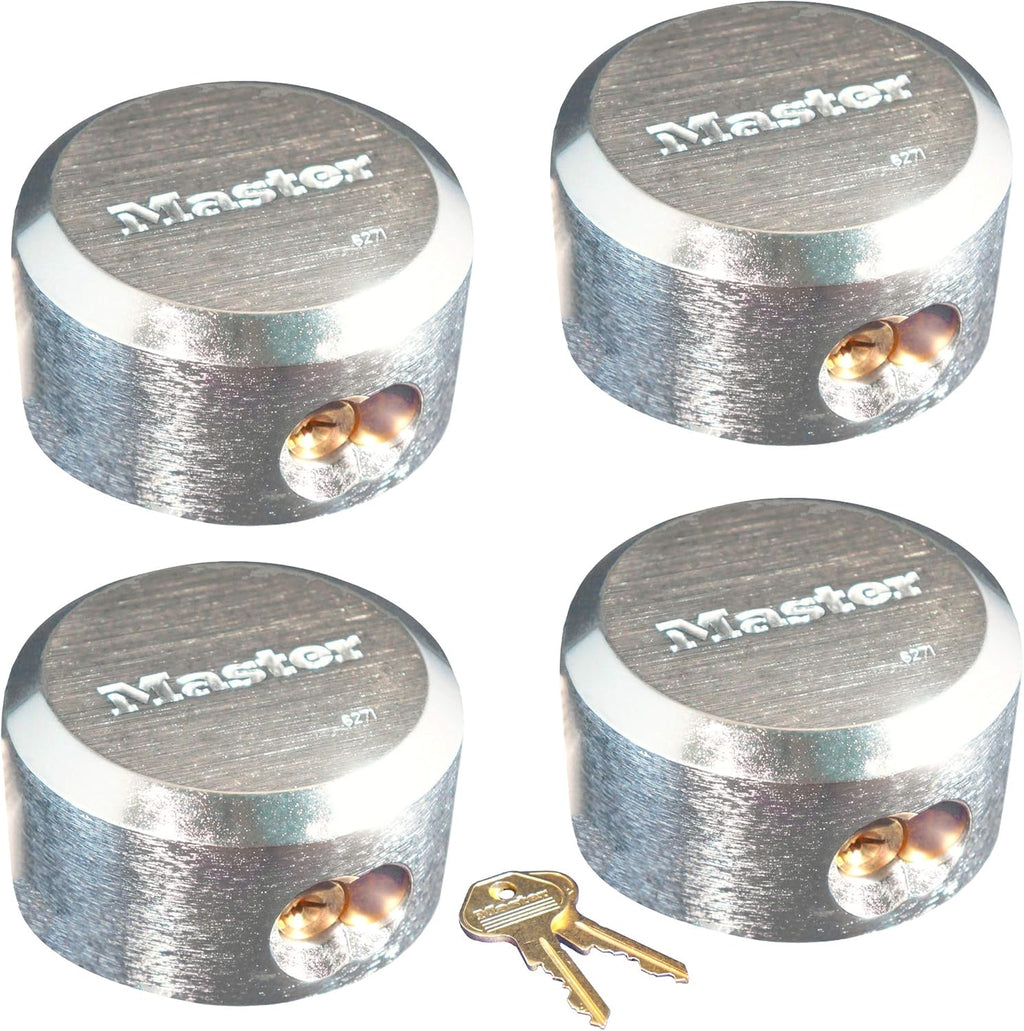 3 Keyed Alike Padlocks with BumpStop Technology E56649