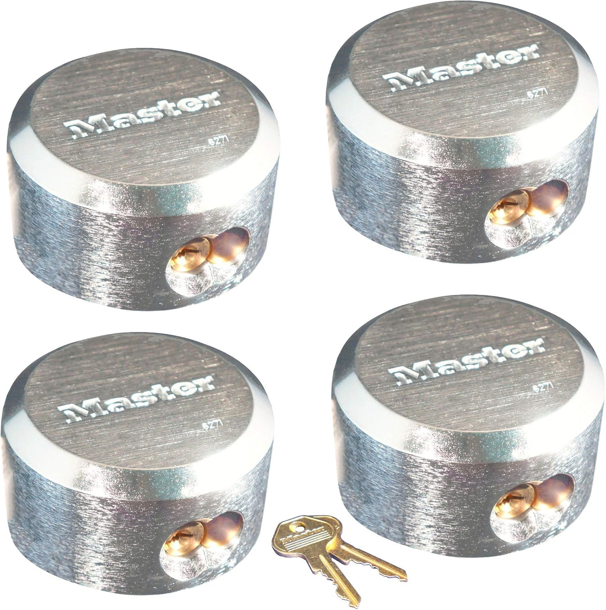 3 Keyed Alike Padlocks with BumpStop Technology E56649