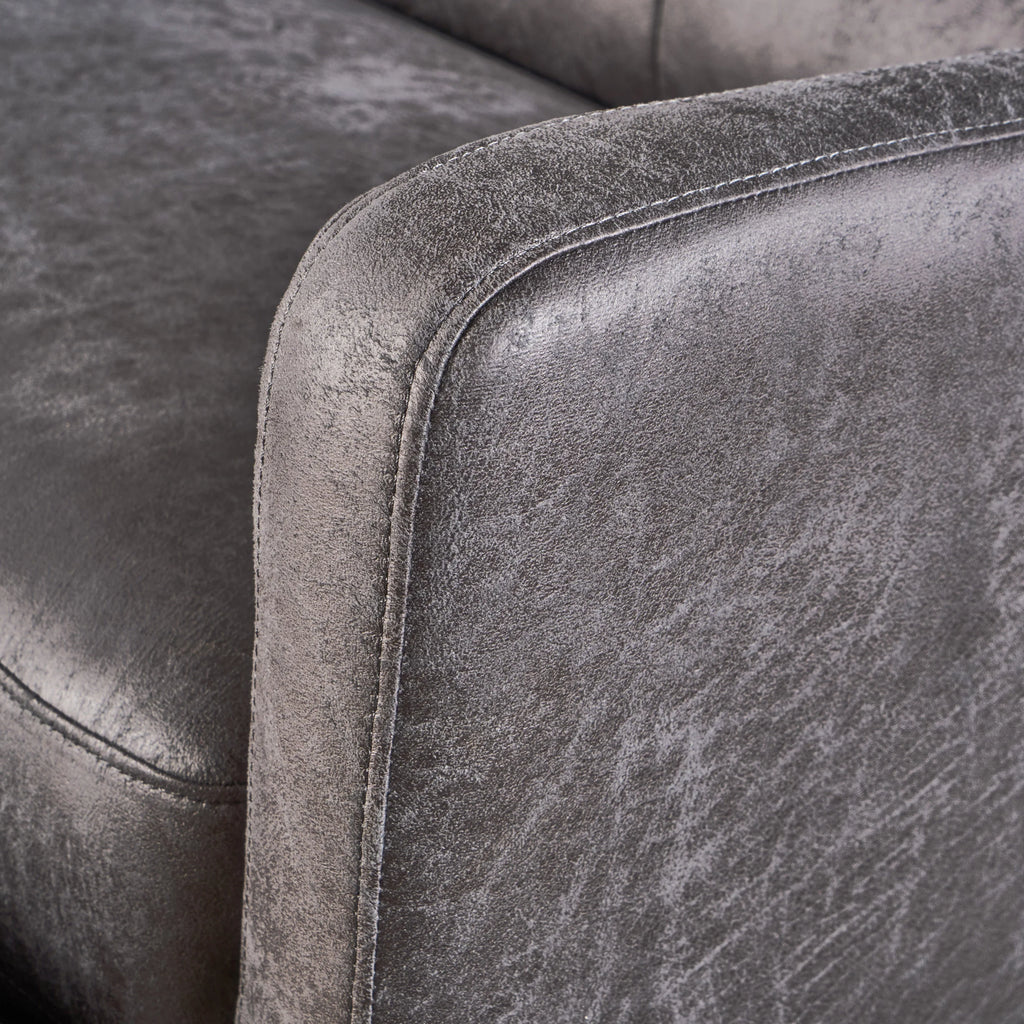 Oversize Microfiber 2 Seater Recliner X396776
