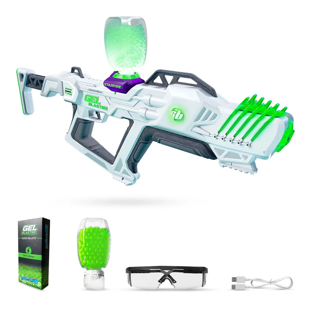 Gel Blaster Water Bead Blaster with Glow-in-the-Dark Activator P9207