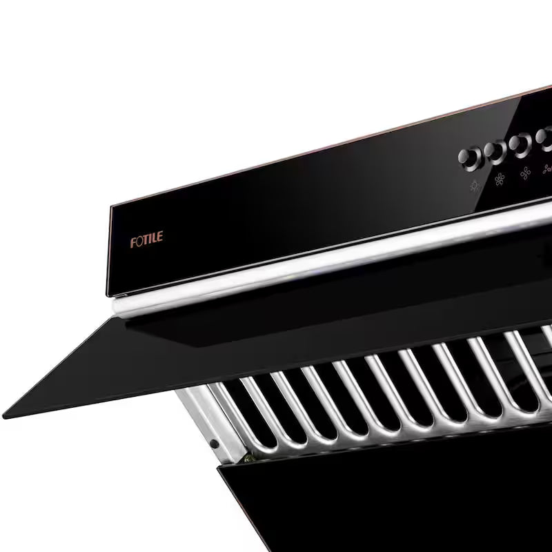 30 in. 850 CFM Under Cabinet or Wall Mount Range Hood with Push Button in Onyx Black M963