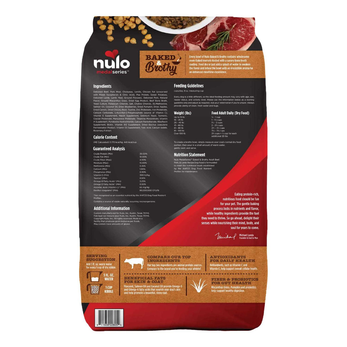 High-Protein Beef Adult Dry Dog Food E5608