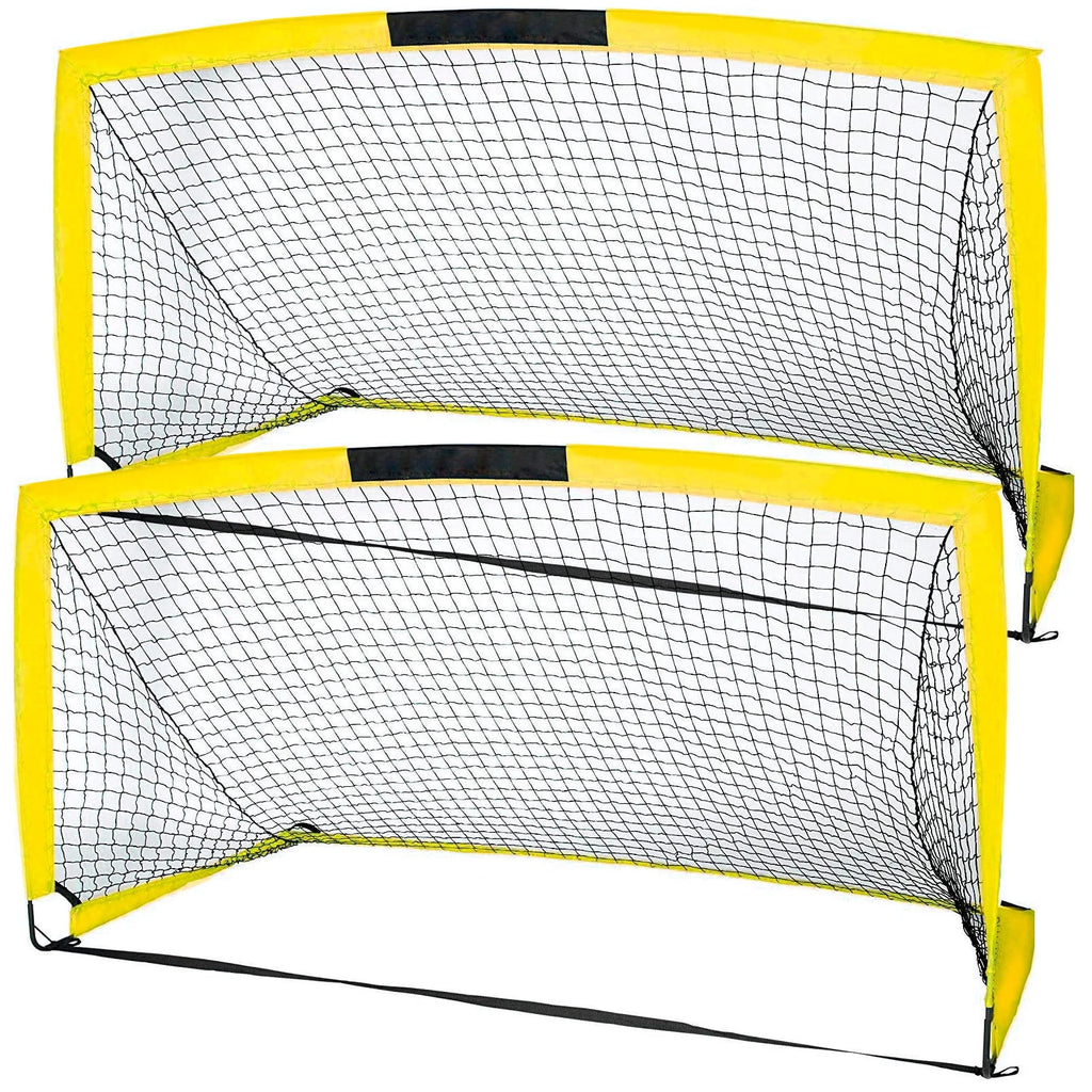 6'x4' Set of 2 Foldable Soccer Goals G9930