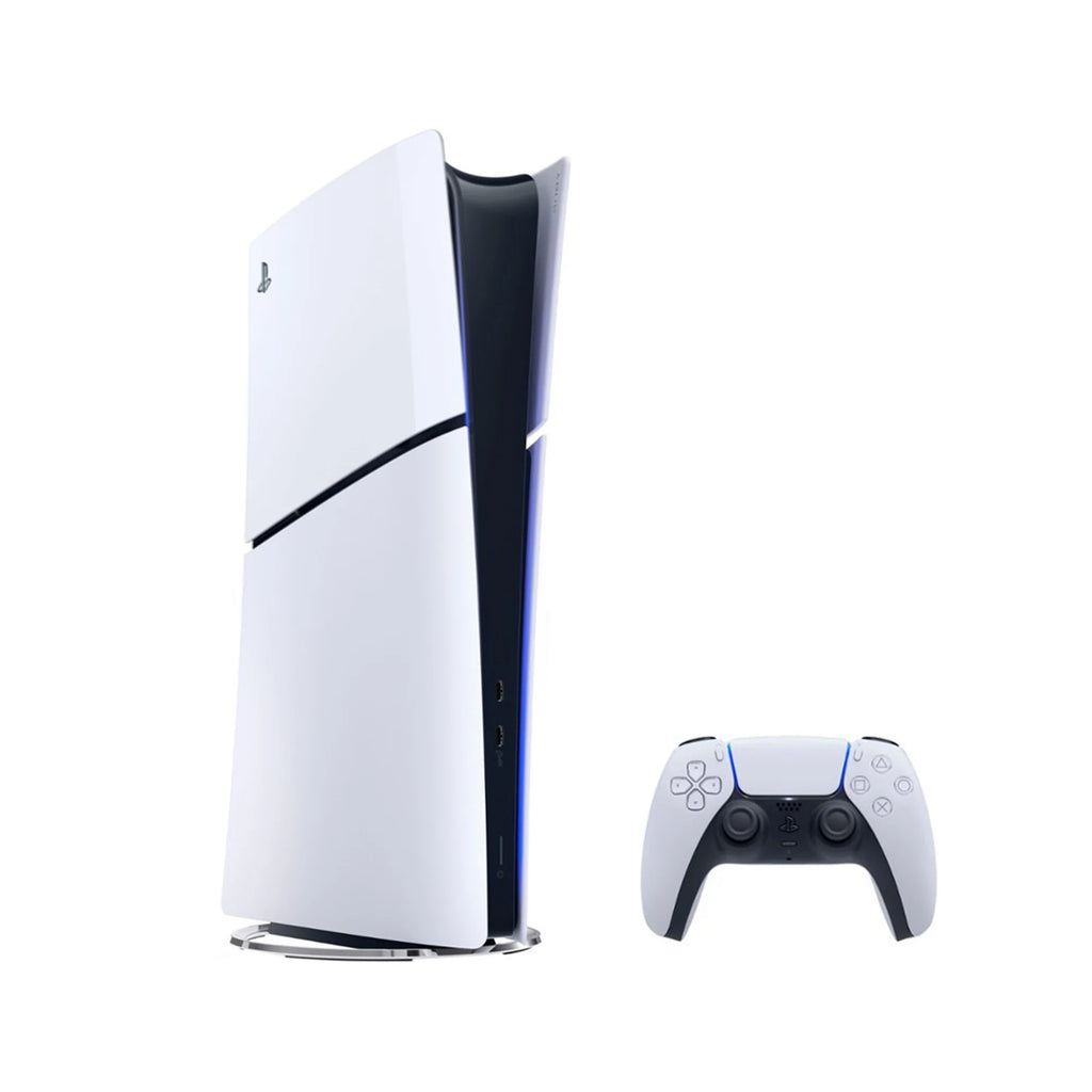 White and Starlight Blue PlayStation 5 Slim Digital Edition 1TB Gaming Console O7741