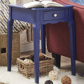 Twilight Blue End Table with Storage G3214