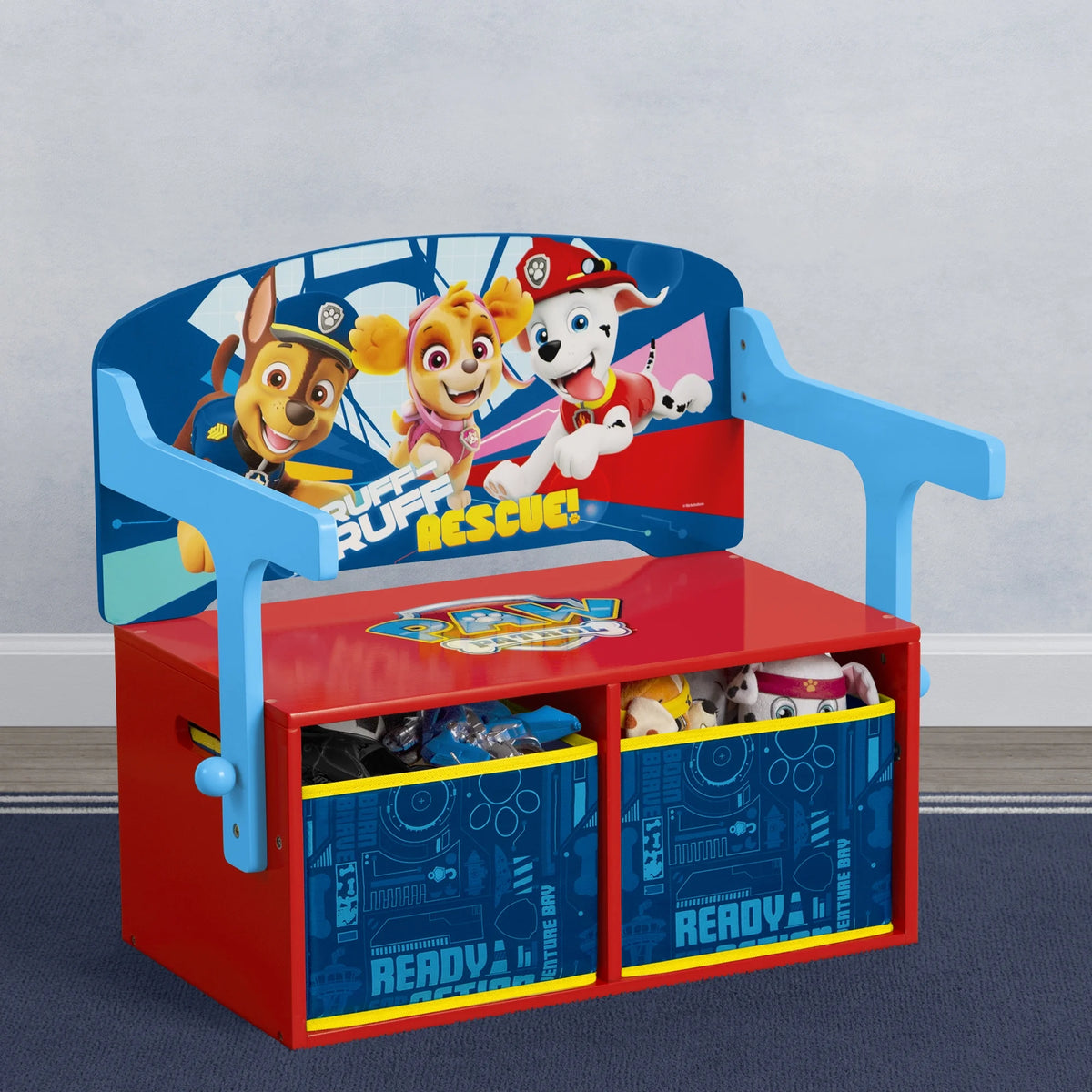 2-in-1 Activity Bench and Desk, Blue E961154
