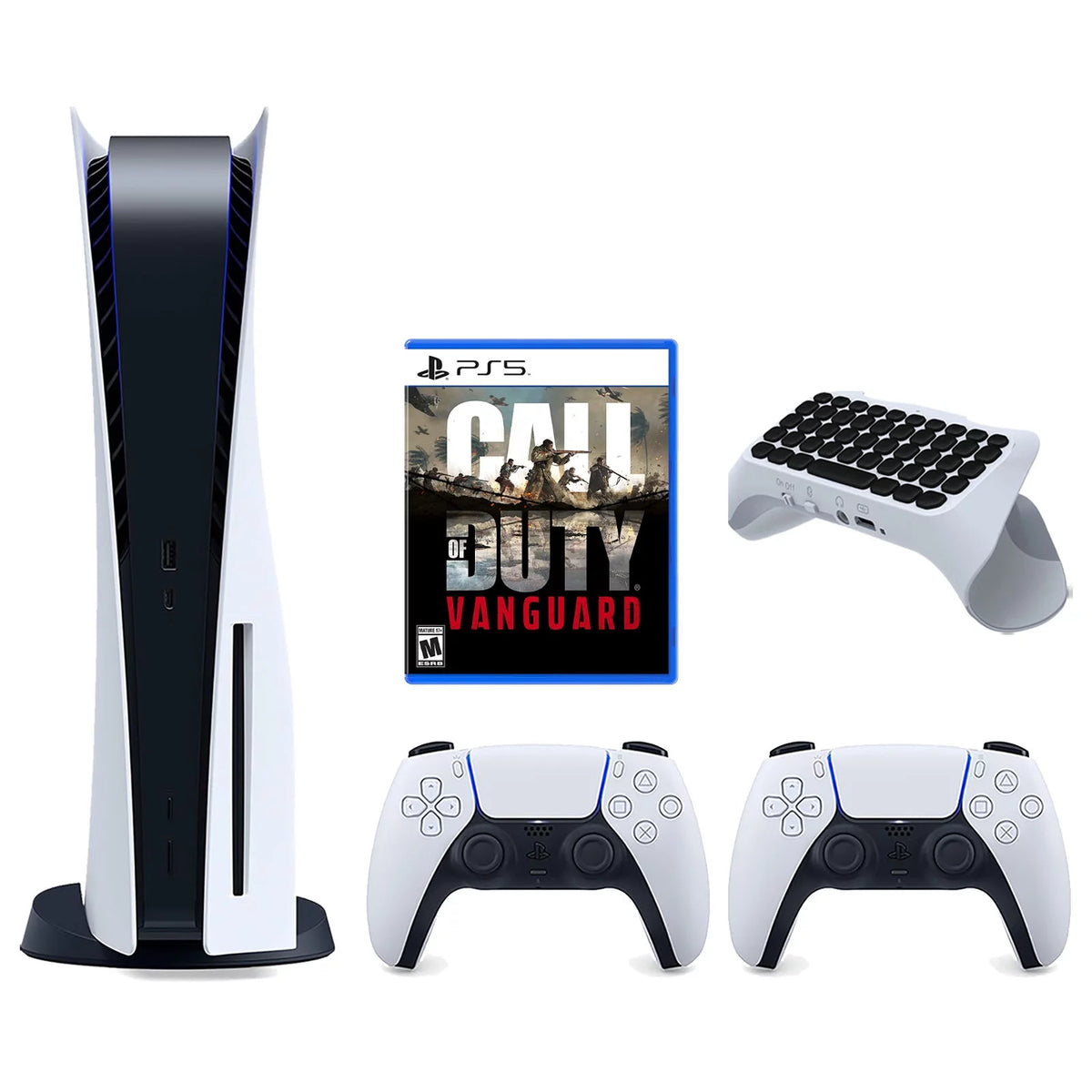 Playstation 5 Disc Version Console with White Controller W86115