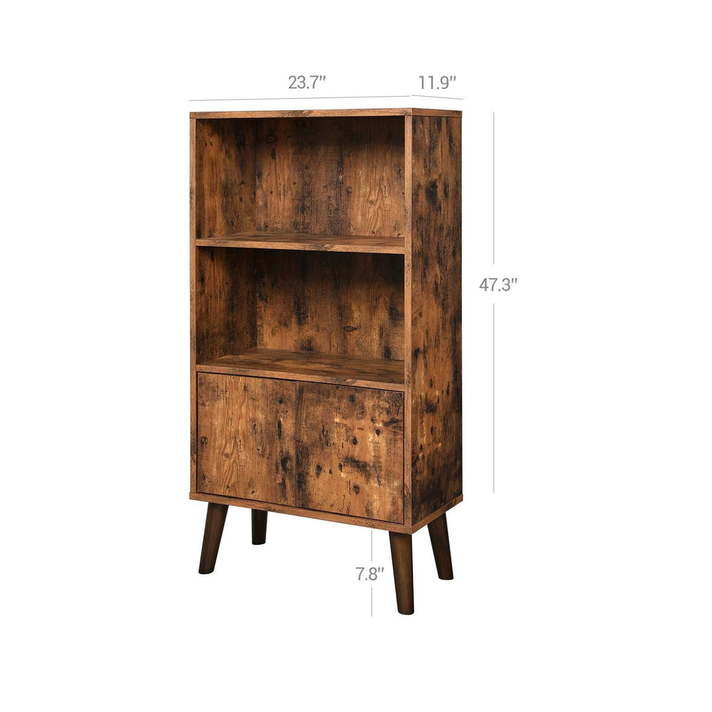 2-Tier Bookcase with Doors K23262