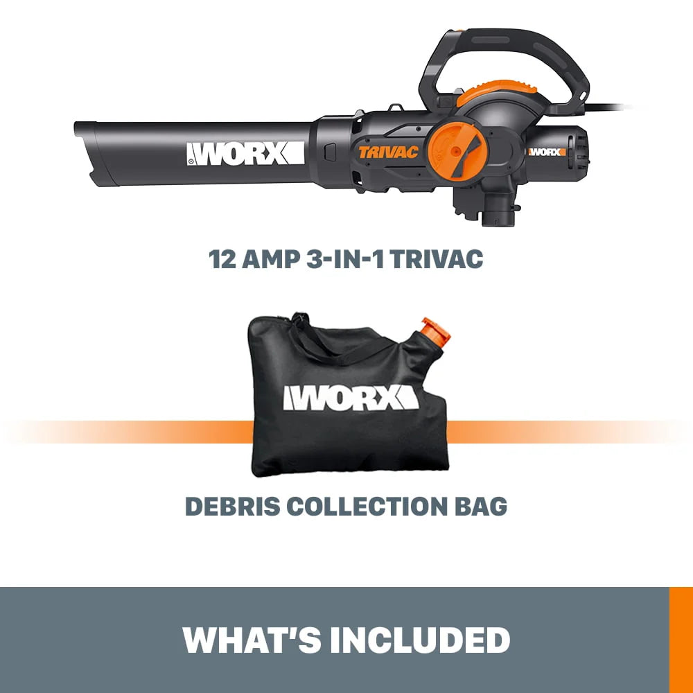 Corded Electric Leaf Blower Mulcher Yard Vacuum B6749