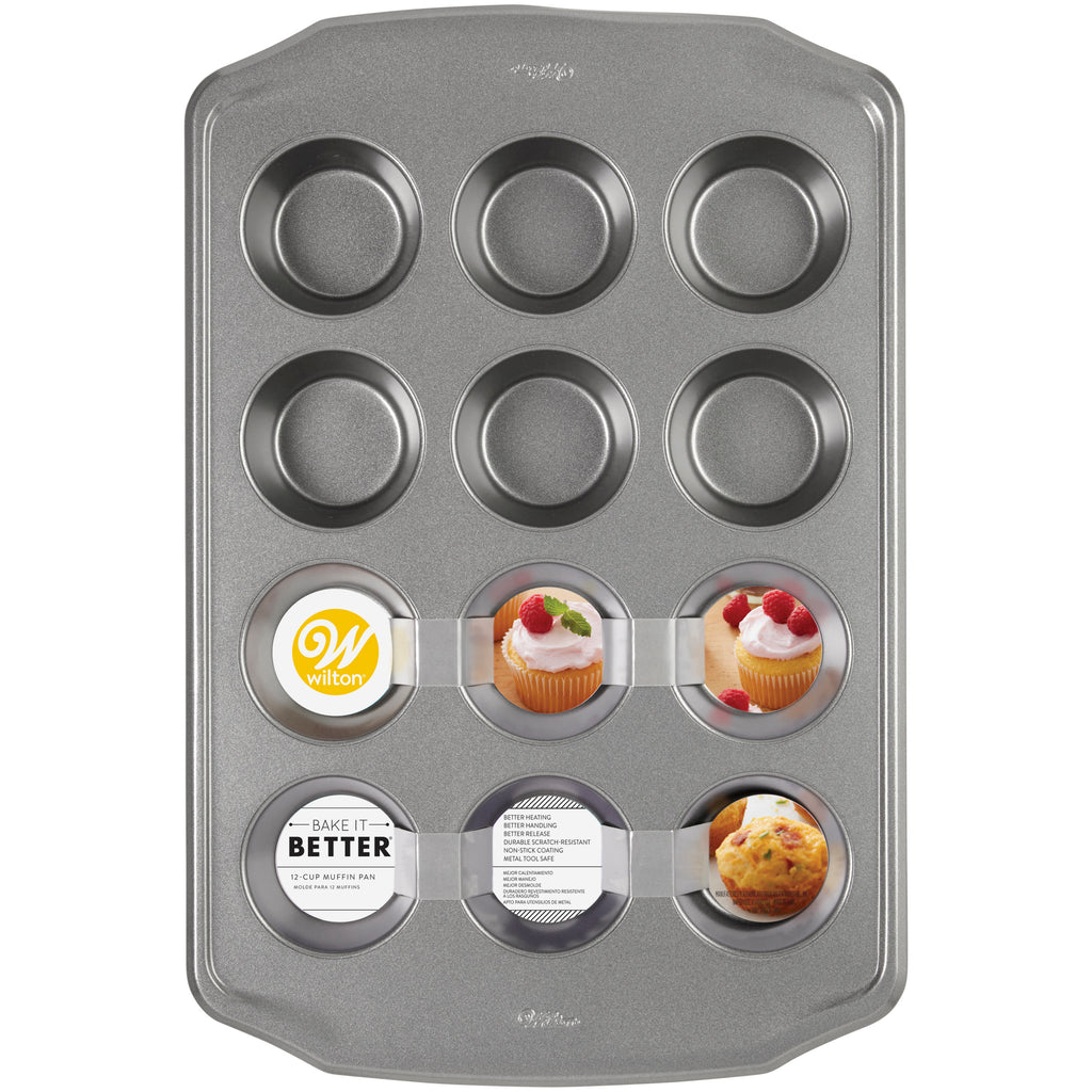 Non-Stick Steel 12-Cup Muffin Pan X76623