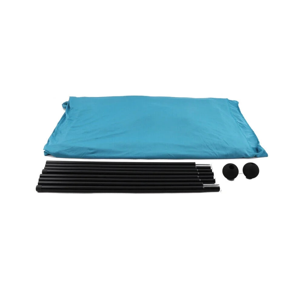 10 x 10 ft Pop Up Beach Canopy Tent with Stability Poles O845603