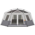 8-Person Instant Hexagon Cabin Tent U452887