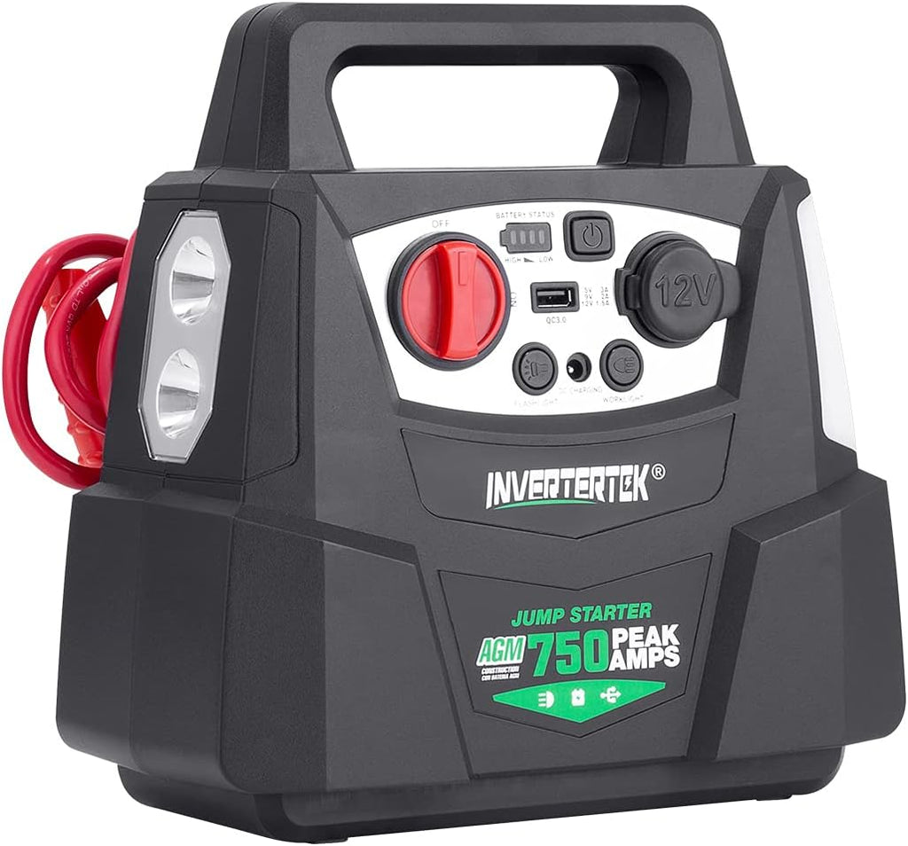 12V Portable Car Jump Starter USB Power Bank Charger Y91974