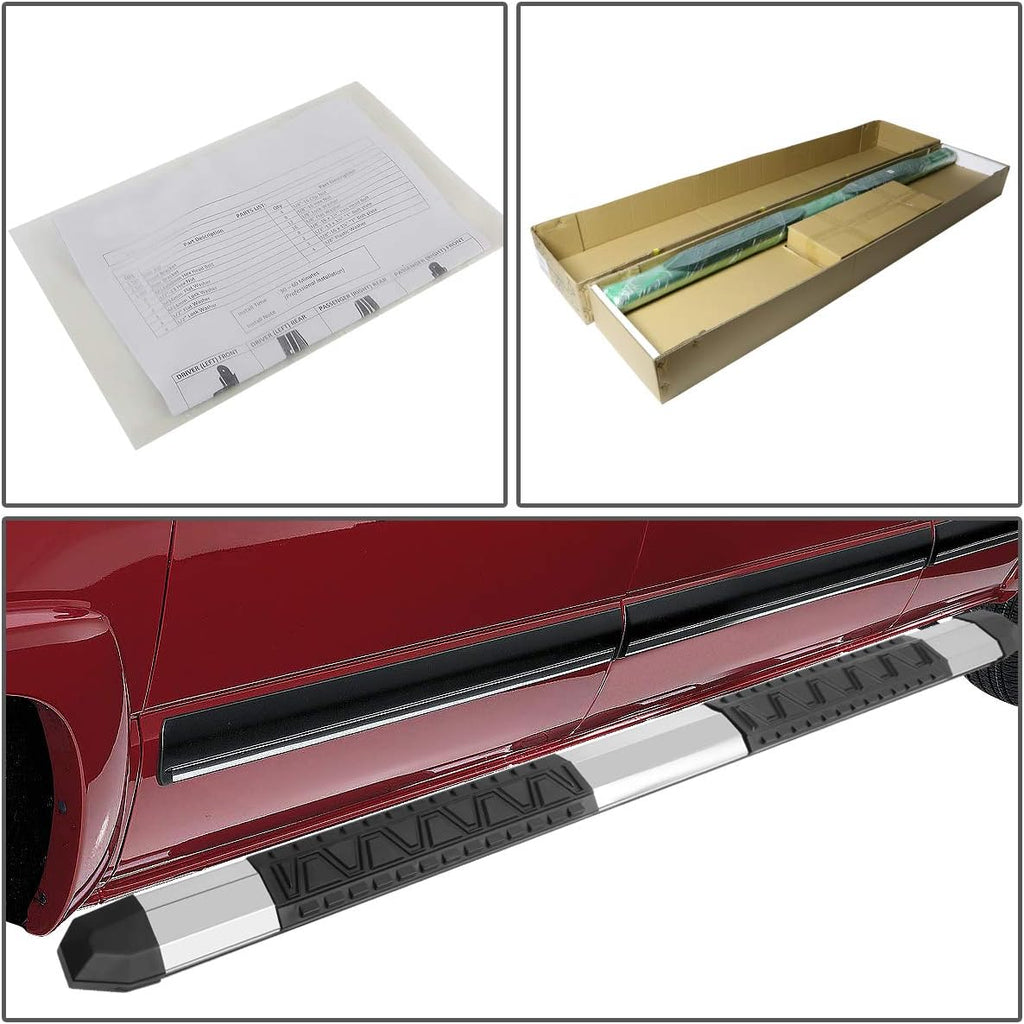 5 Inches Aluminum Polished Chrome Side Step Nerf Bar Running Board I864