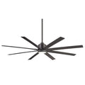 65" 8 Blade Ceiling Fan with Remote, Downrod, Light Kit P542953