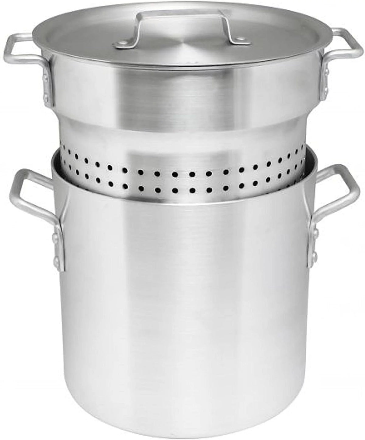 3 Piece 12 qt. Aluminum Pasta Cooker E274
