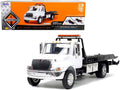 White Flatbed Tow Truck Diecast Car Q99008
