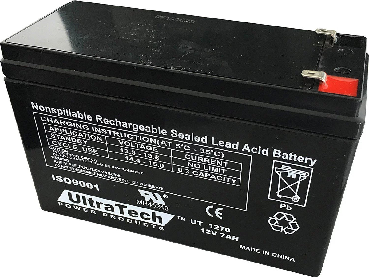 12V 7 Ah Sealed Lead Acid Alarm Battery N612